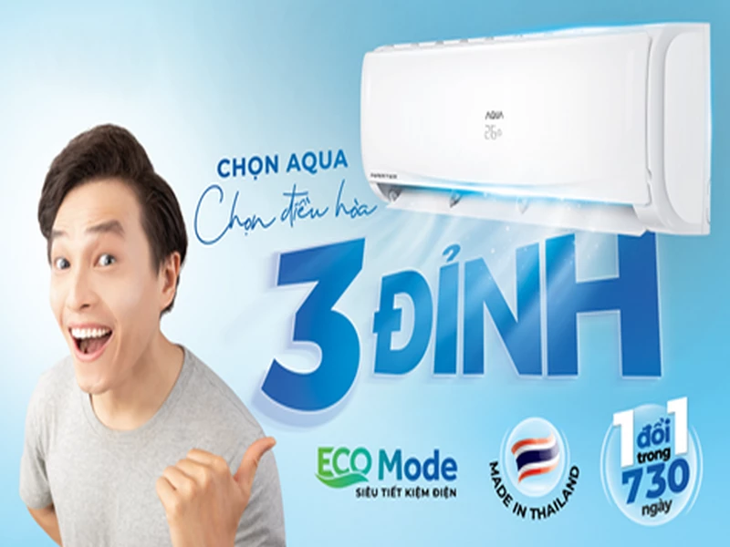 Top 5 máy lạnh Aqua đáng để mua sử dụng hiện nay